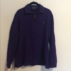 Men’s 🐎 Polo by RL 1/4 Zip Pull Over Sz Med